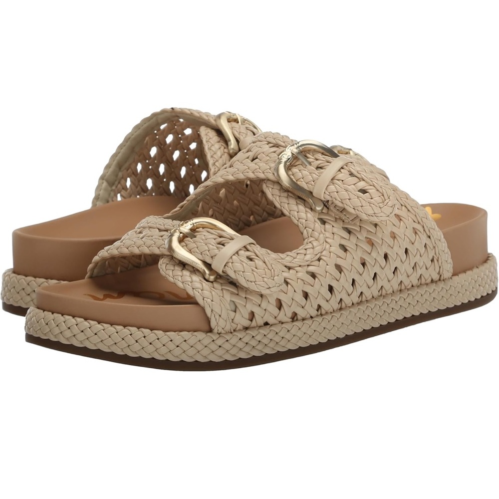 Sam Edelman Reid Lattice Woven Sandle, Size 5.5